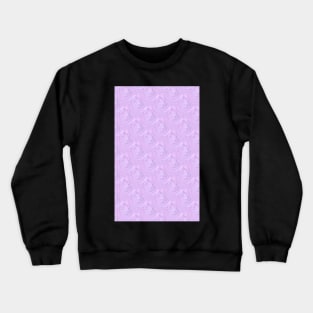 Pastel Pink Purple Swirl Pattern Crewneck Sweatshirt